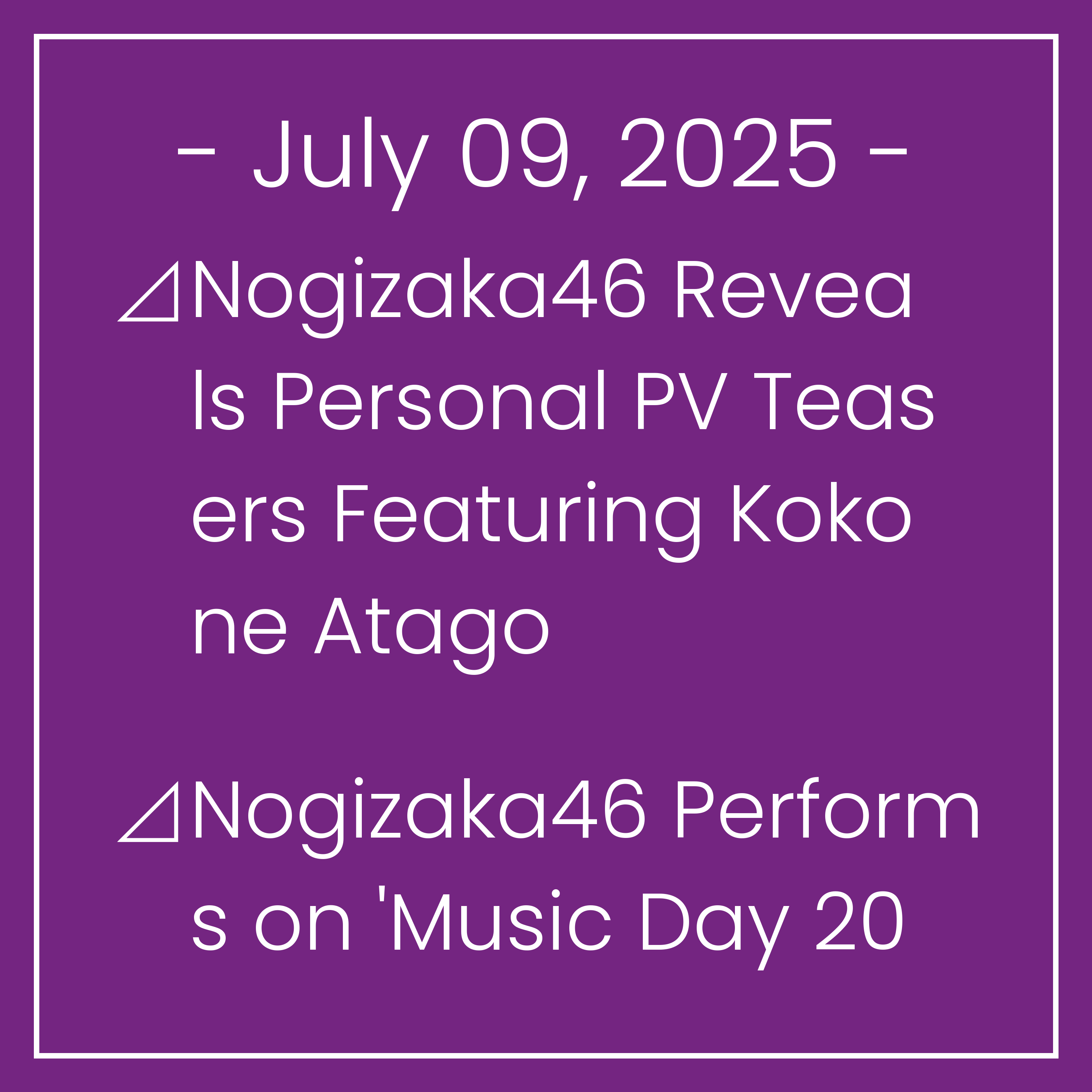 The Nogizaka Times, English edition