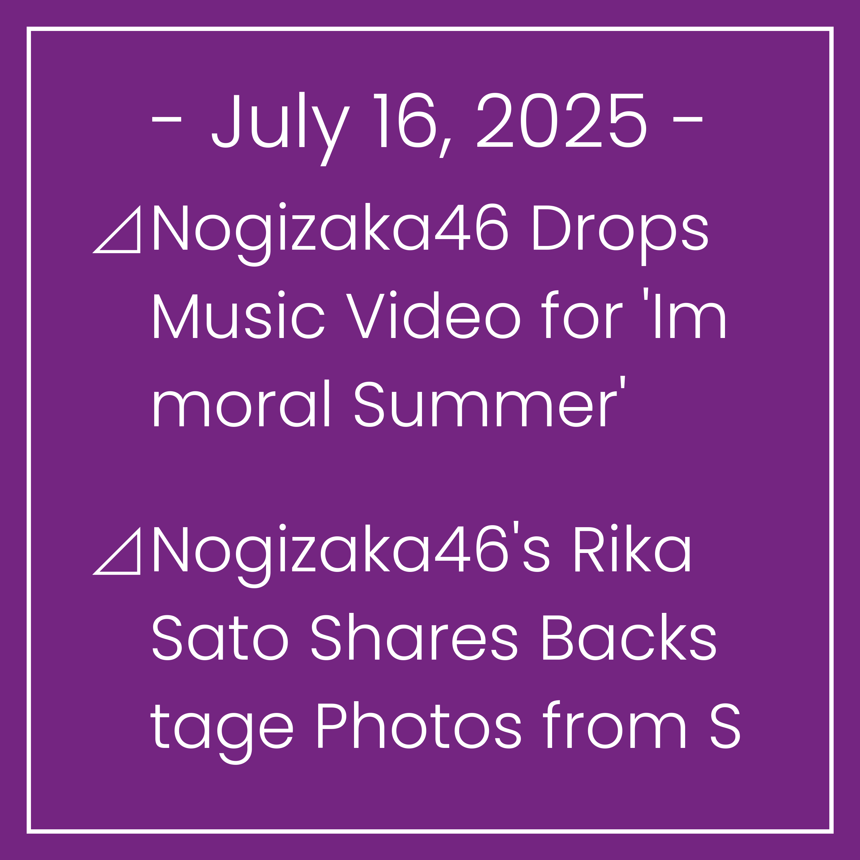 The Nogizaka Times, English edition